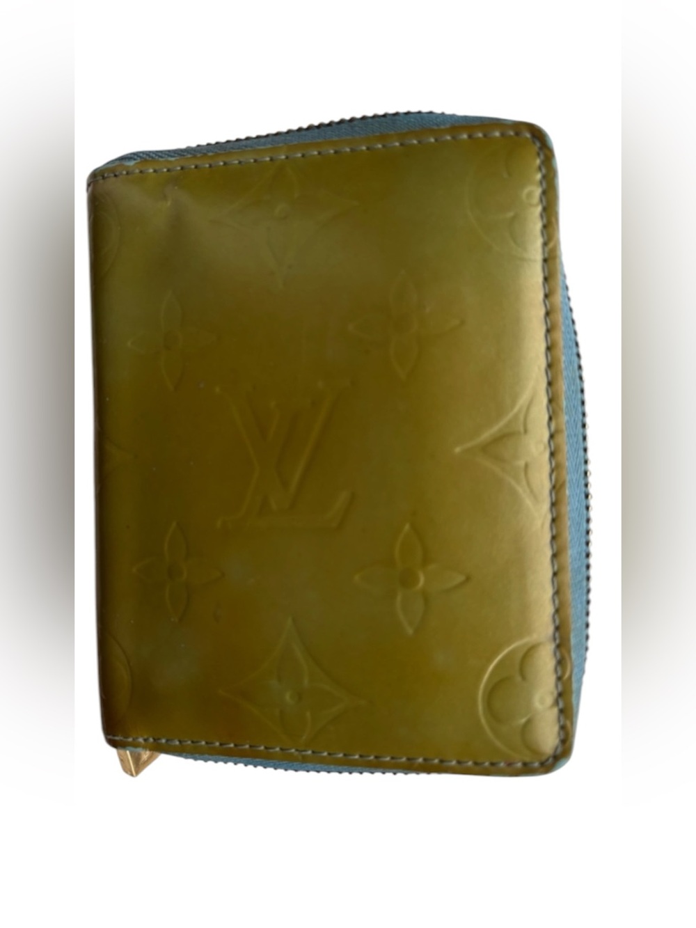 Louis Vuitton Monogram Vernis Small Zip Wallet – Yellow & Blue
